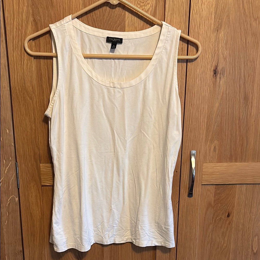 Talbots Cream Dress Tank